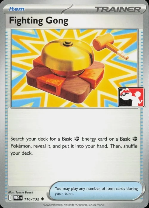 Fighting Gong — Play! Pokémon Prize Pack Series