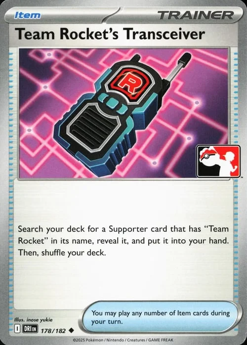 Team Rocket's Transceiver — Play! Pokémon Prize Pack Series