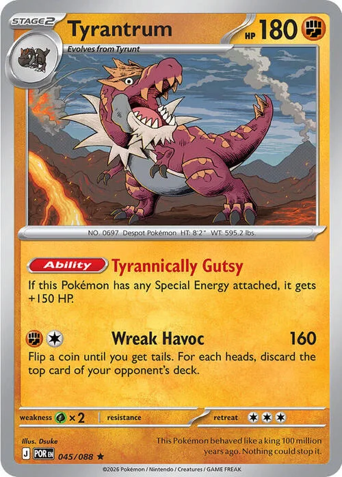 Tyrantrum — Theme Deck & Blisters Exclusives