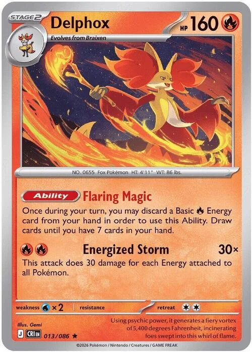 Delphox — Theme Deck & Blisters Exclusives