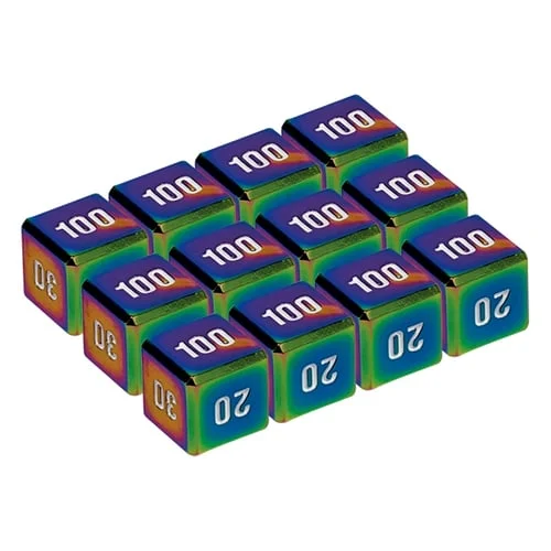 30th Celebration JP | Metal Damage Counter Dice Set — 30th Celebration JP