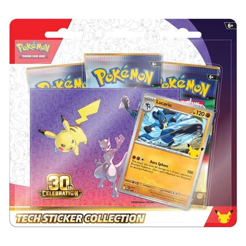 30th Celebration: Lucario Tech Sticker Collection — 30th Celebration