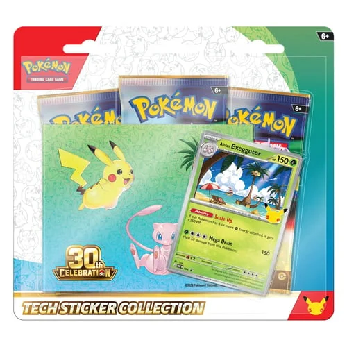 30th Celebration: Alolan Exeggutor Tech Sticker Collection — 30th Celebration