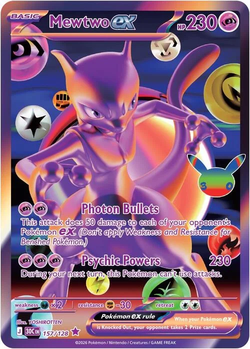 Mewtwo ex — 30th Celebration