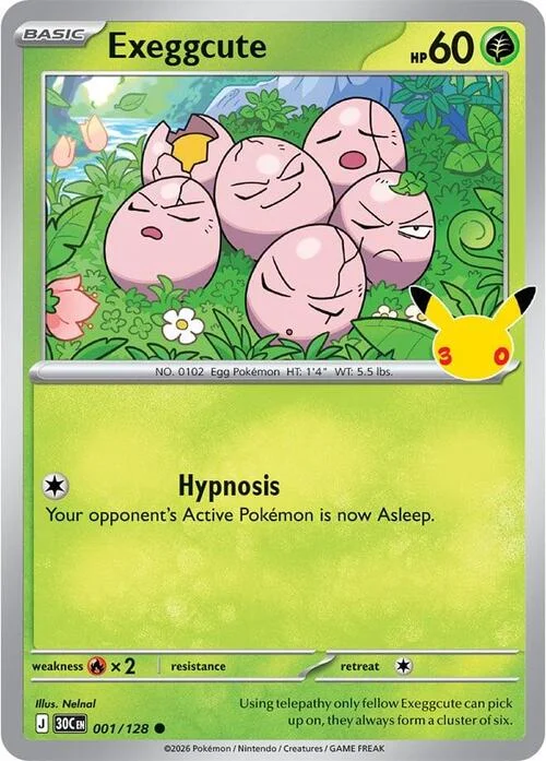 Exeggcute — 30th Celebration