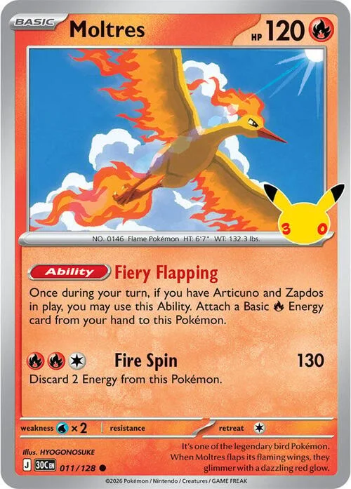 Moltres — 30th Celebration