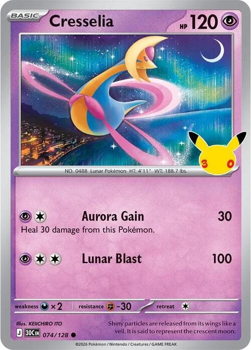 Cresselia — 30th Celebration