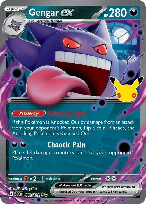 Gengar ex — 30th Celebration