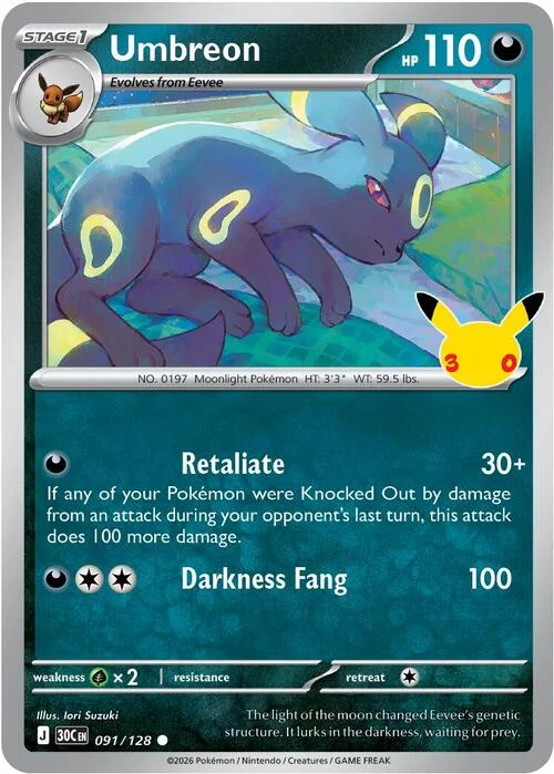 Umbreon — 30th Celebration