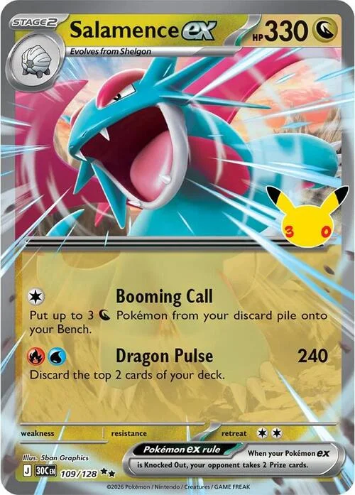 Salamence ex — 30th Celebration