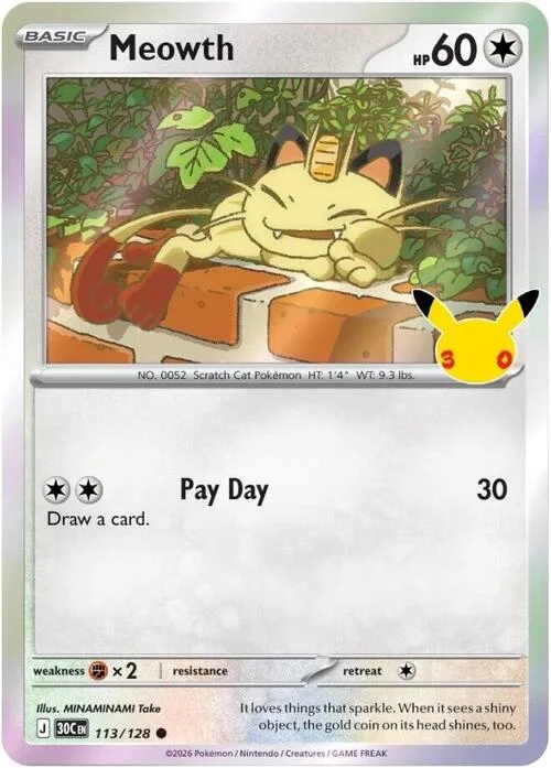 Meowth — 30th Celebration