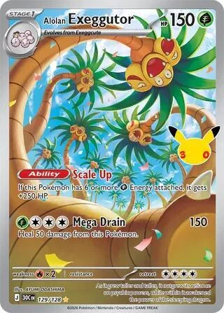 Alolan Exeggutor — 30th Celebration