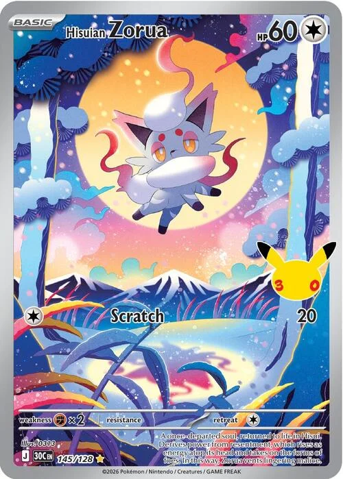 Hisuian Zorua — 30th Celebration