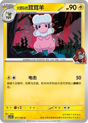 Team Rocket's Flaaffy — CSV10C: Chasing Glory
