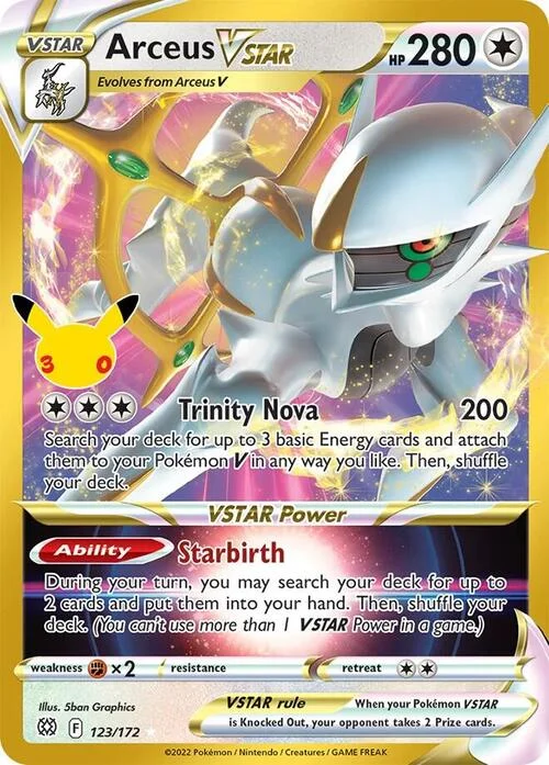 Arceus VSTAR — 30th Celebration