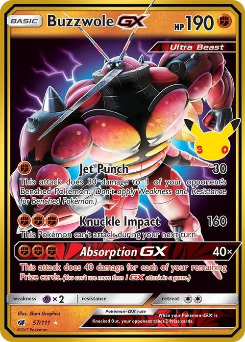 Buzzwole GX — 30th Celebration