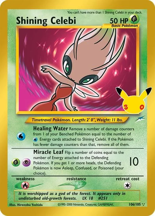 Shining Celebi — 30th Celebration