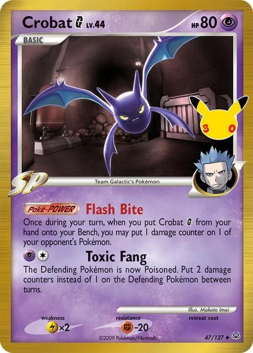 Crobat [G] Lv.44 — 30th Celebration