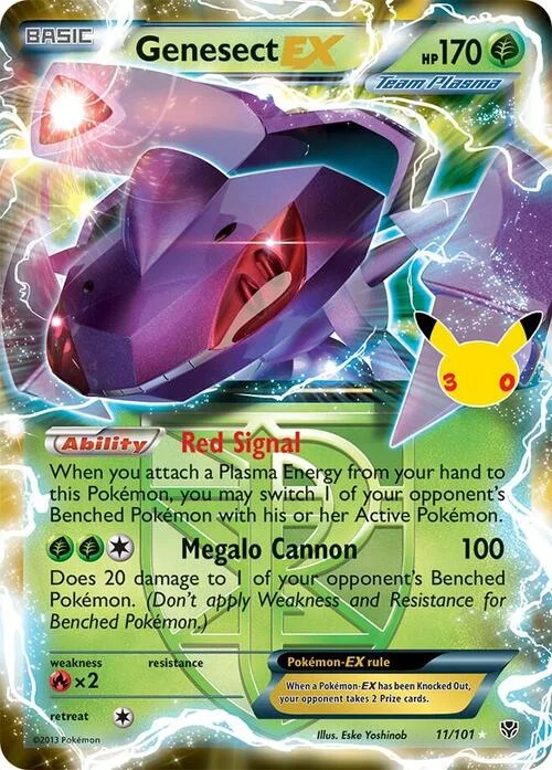 Genesect EX — 30th Celebration
