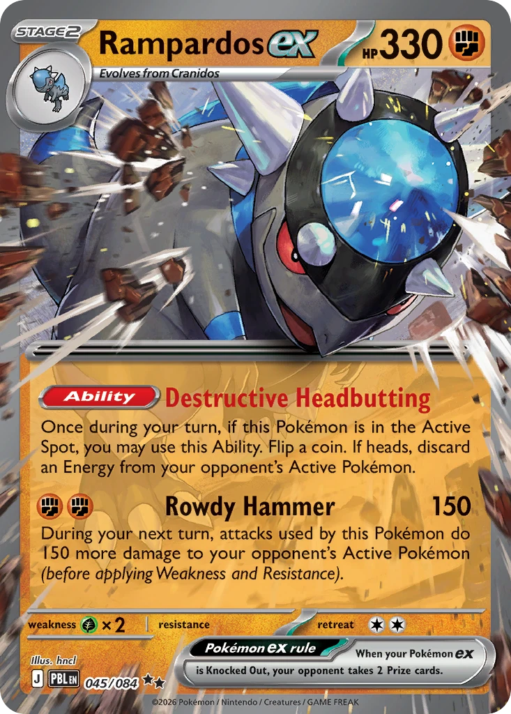 Rampardos ex — Pitch Black