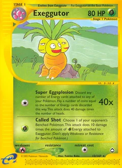 Exeggutor — Aquapolis