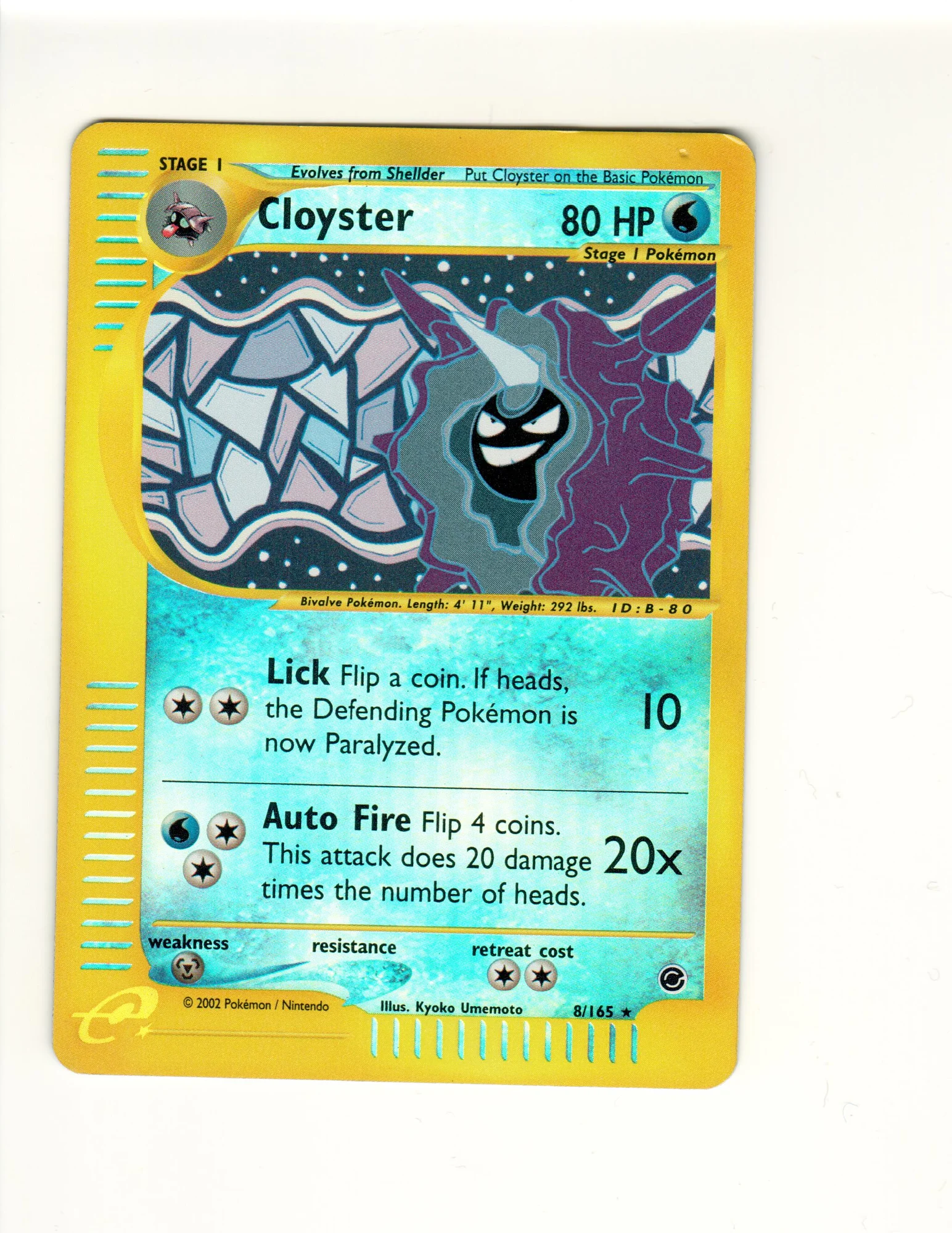 Cloyster — Expedition Base Set