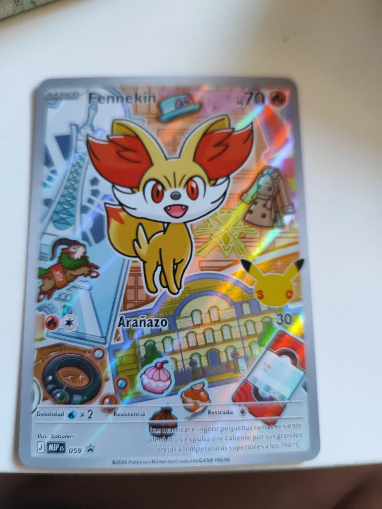 Fennekin — MEP Black Star Promos