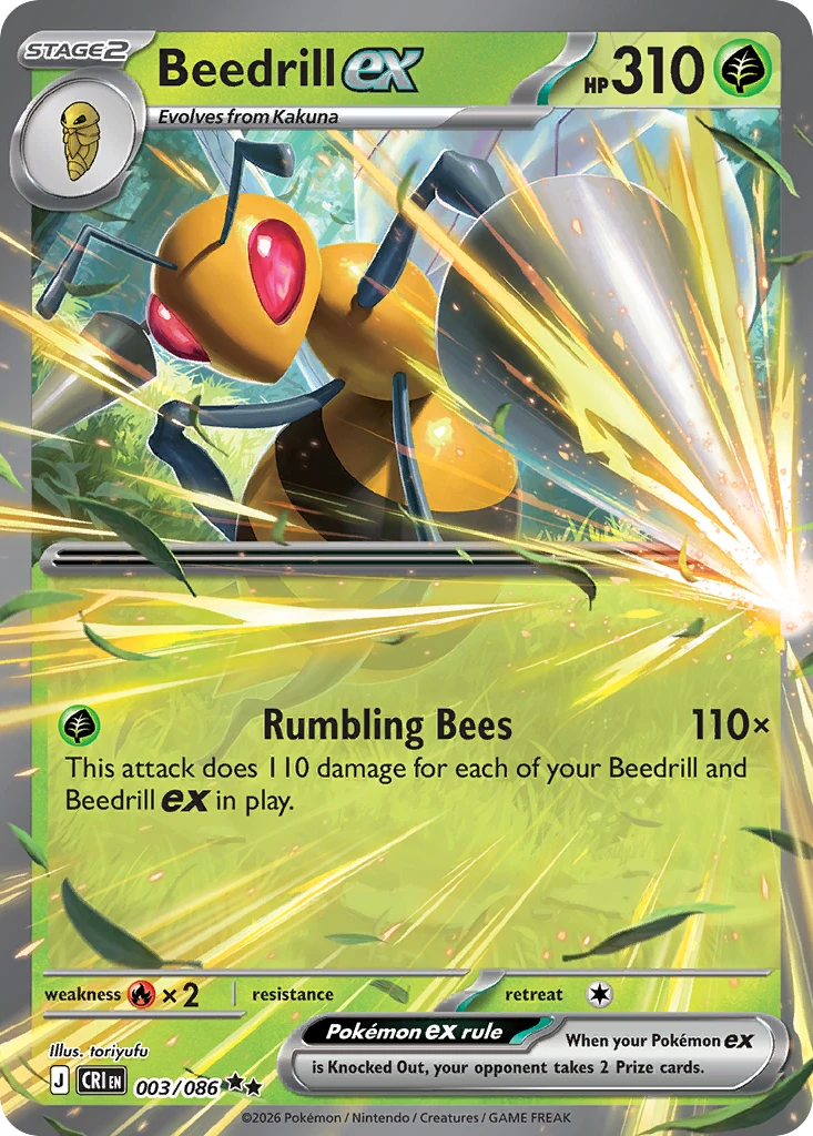 Beedrill ex — Chaos Rising
