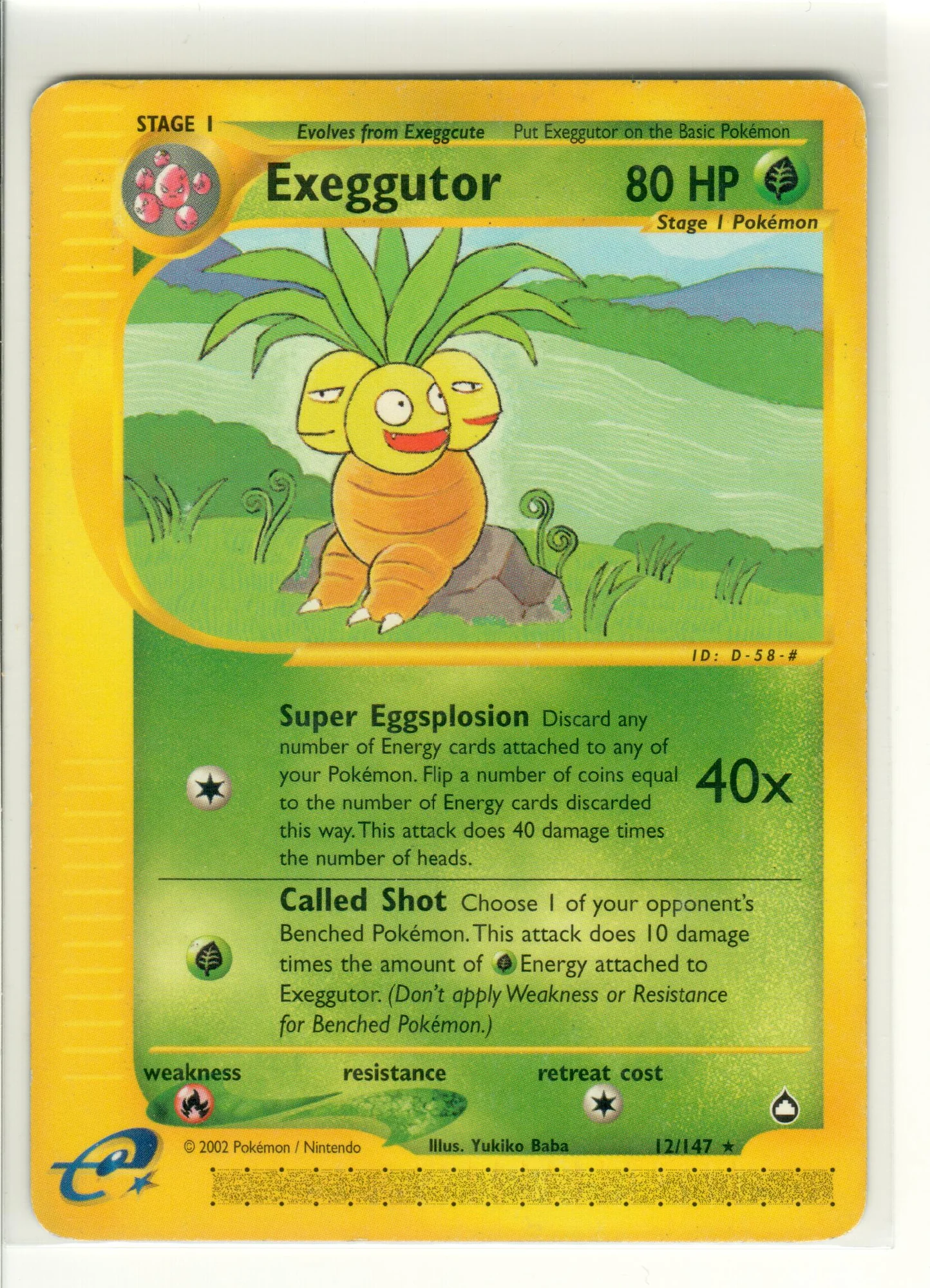 Exeggutor — Aquapolis