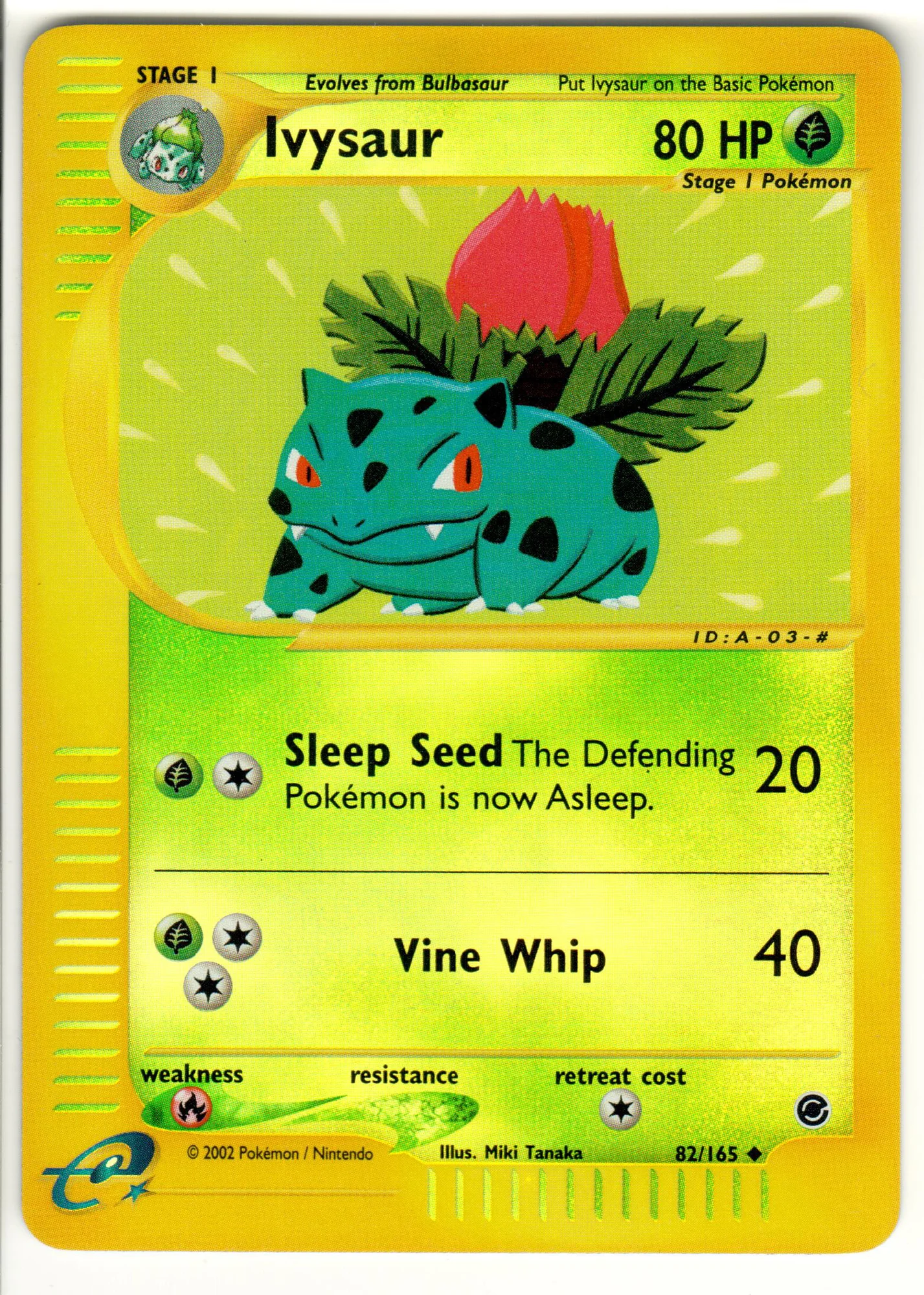 Ivysaur — Expedition Base Set